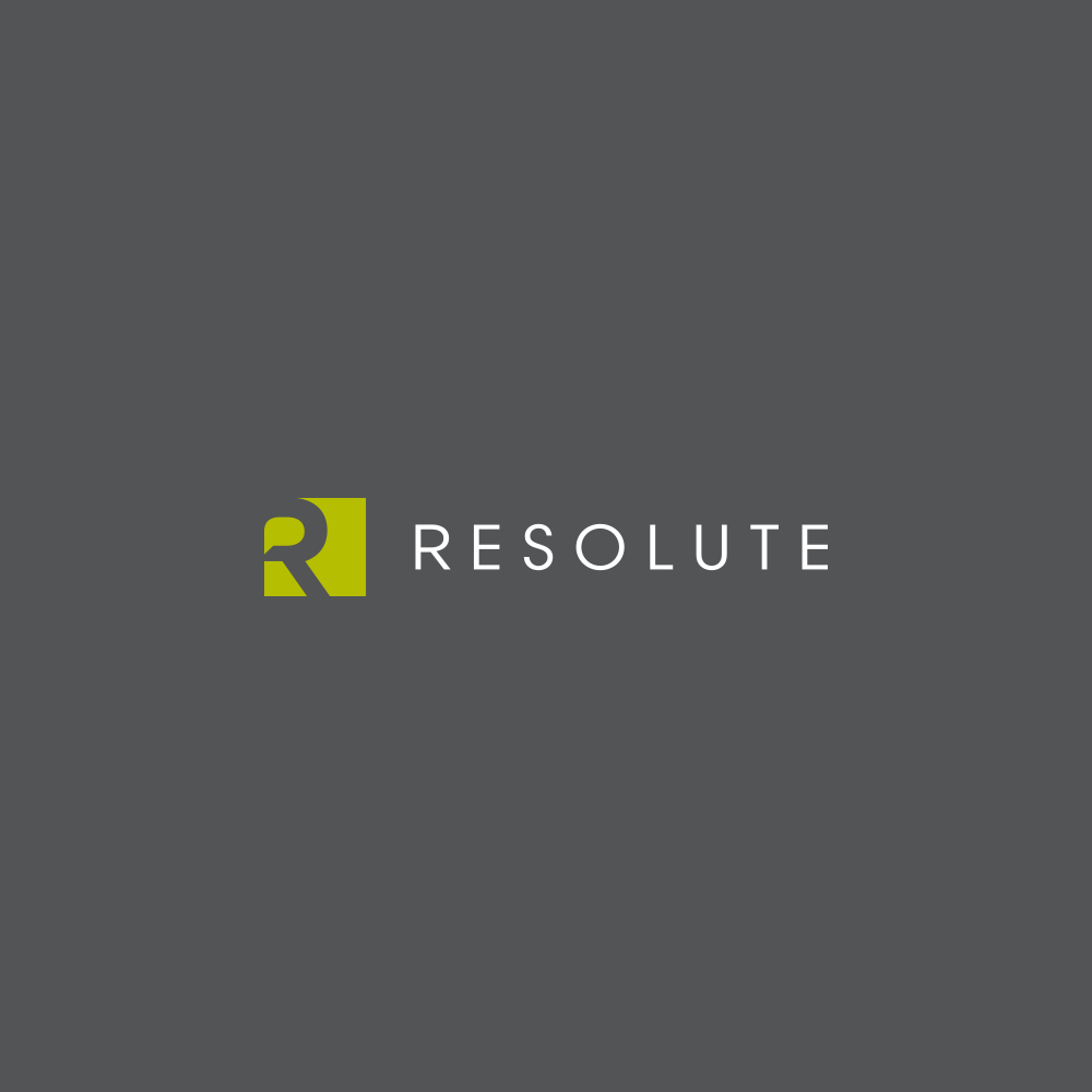 Resolute PR Logo Design
